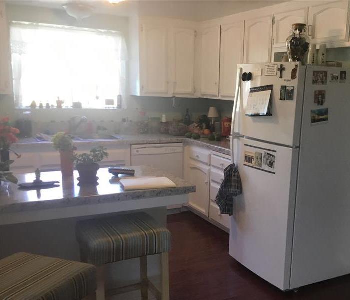 Kitchen Cabinets Restored with Help of SERVPRO
